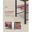 Vasagle HSR426B01 Gaderobe Bodenstehend 9 Haken Schwarz, 5 image