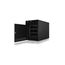 ICY BOX IB-3740-C31, Externes 4-fach Single Mode System für 3,5" SATA I/II/III Festplatten, USB 3.1 Gen2, Type-C Host