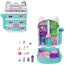 Polly Pocket Minipuppen und Spielset, Schatulle von Gabby’s Dollhouse mit 9 Zubehörteilen und Katzenfreunden