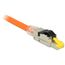 DeLOCK 86485 Drahtverbinder RJ45 Schwarz, Silber, Transparent, Gelb