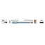 DeLOCK 89892 Serien-Kabel Grau 5 m USB 2.0 Type-A RJ45, 2 image