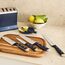 Tefal EverSharp Pro 5-teiliges Messer-Set mit selbstschärfendem Messerblock K297S6, 9 image