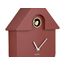 Karlsson Modern Cuckoo Quarzuhr andere Ocker, Rot, 2 image