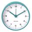 Karlsson KA6010BL Wand- /Tischuhr Digitale Uhr Rund Blau, Türkis