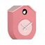 Karlsson KA6026PI Wand- /Tischuhr Quarzuhr Oval Pink, Farbe: Pink, 2 image