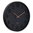 Karlsson KA6041BK Wand- /Tischuhr Quarzuhr Rund Schwarz, Farbe: Schwarz