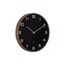 Karlsson Delicado Mechanische Uhr Rund Schwarz, Farbe: Schwarz