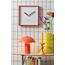 Karlsson Cool Retro Cuadrado Mechanische Uhr Quadratisch Rot, Farbe: Rot, 3 image