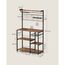 Vasagle KKS026B01 Bäckerei-Regal Holz Schwarz, Braun, 6 image