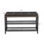 Vasagle ULBS75X Regal Freistehend Metall, Partikelbord Schwarz, Braun, 2 image