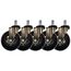LC-Power LC-CASTERS-7BB-SPEED Büro- & Computerstuhl-Teil Schwarz Kunststoff, Gummi Lenkrolle, 3 image