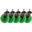 LC-Power LC-CASTERS-7BG-SPEED Büro- & Computerstuhl-Teil Grün Kunststoff, Gummi Lenkrolle, 3 image