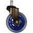 LC-Power LC-CASTERS-7DB-SPEED Büro- & Computerstuhl-Teil Blau Kunststoff, Gummi Lenkrolle