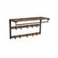 Vasagle LCR201B01 Gaderobe Wand-montiert 10 Haken Schwarz