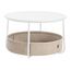 Vasagle LCT244W10 Beistelltisch Kaffeetisch Rundform 4 Bein(e)