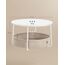Vasagle LCT244W10 Beistelltisch Kaffeetisch Rundform 4 Bein(e), 5 image
