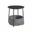 Vasagle LET223B01 Beistelltisch Kaffeetisch Rundform 4 Bein(e)