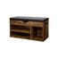Vasagle LHS30BX Schuhregale Geschlossen Schwarz, Braun, Holz