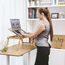 Songmics Verstellbarer Laptoptisch Bambus, 3 image