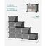 Songmics LPC035B01 Schuhregale Geschlossen Schwarz, Farbe: Schwarz, 7 image