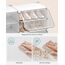Songmics LPC040W01 Schuhregale Geschlossen Transparent, Weiß, 6 image