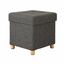 Songmics LSF14GYZ Hocker & Sitzkissen Ottomane Quadratisch