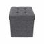 Songmics LSF27Z Hocker & Sitzkissen Hocker/Ottomane Quadratisch