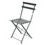 Esschert Design MF045 Gartenstuhl Terrasse Harter Sitz Harte Rückenlehne Stahl Grün