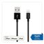 deleyCON USB - Lightning 0,15 m Schwarz