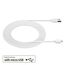 deleyCON USB - micro USB USB Kabel USB 2.0 0,15 m USB A Micro-USB B 0,48 Gbit/s Weiß, Farbe: Weiß, 2 image
