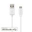 deleyCON USB - micro USB USB Kabel USB 2.0 1 m USB A Micro-USB B 0,48 Gbit/s Weiß