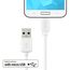 deleyCON USB - micro USB USB Kabel USB 2.0 1,5 m USB A Micro-USB B 0,48 Gbit/s Weiß, Farbe: Weiß, 3 image