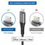 deleyCON MK4252 Lightning-Kabel 1 m Schwarz, Grau