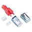 Wirewin MOD SL KAT6A STP 10 RT Drahtverbinder RJ-45 Rot