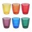 Tognana Porcellane N3585B6M326 Wasserglas Blau, Grün, Orange, Violett, Gelb, Rot 6 Stück(e) 320 ml