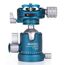 Benro NBBH2 Stativaufsatz Blau, Silber Metall 1/4, 3/8" Kugel (Form)