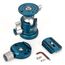 Benro NBBH2 Stativaufsatz Blau, Silber Metall 1/4, 3/8" Kugel (Form), 3 image