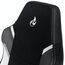 Nitro Concepts X1000 PC-Gamingstuhl Gepolsterter Sitz Schwarz, Weiß, 3 image