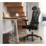 Songmics OBN063B01 Büro- & Computerstuhl Gepolsterter Sitz Netz-Rückenlehne, 2 image