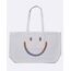 Chic-mic Keep Smiling Baumwolle Grau, Gelb, Rot, Blau Frau Strandtasche