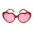 PartyDeco Brille Herzen, rot, 3 image