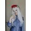 PartyDeco Haarband mit Schleier und Rosen, mix, 2 image