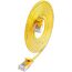 SLIM Patchcords Light UTP Netzwerkkabel Gelb 0,15 m Cat6 U/UTP (UTP) Rund, Farbe: Gelb