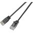 SLIM Patchcords Light UTP Netzwerkkabel Schwarz 0,15 m Cat6 U/UTP (UTP) Rund, Farbe: Schwarz, 2 image