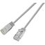 SLIM Patchcords Light UTP Netzwerkkabel Grau 2 m Cat6 U/UTP (UTP) Rund, Farbe: Grau, 2 image