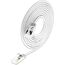 SLIM Patchcords PKW-LIGHT-STP-K6A 0.15 WS Netzwerkkabel Weiß 0,15 m Cat6 F/UTP (FTP), Farbe: Weiß, Länge: 0,15 m