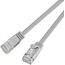 SLIM Patchcords Slim UTP Netzwerkkabel Grau 0,15 m Cat6 U/UTP (UTP) Flach, Farbe: Grau, Länge: 0,15 m, 2 image