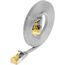 SLIM Patchcords Slim U/FTP Netzwerkkabel Grau 0,5 m Cat6a U/FTP (STP) Flach, Farbe: Grau