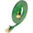 SLIM Patchcords Slim U/FTP Netzwerkkabel Grün 1,5 m Cat6a U/FTP (STP) Flach, Farbe: Grün