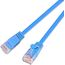 SLIM Patchcords Slim STP Netzwerkkabel Blau 0,1 m Cat6 U/FTP (STP) Flach, Farbe: Blau, 2 image